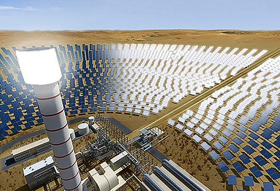 NOOR ENERGY 1 DUBAI 950 MW Planta Solar Híbrida
