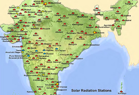 Red de Evaluación del Recurso Solar India NIWE